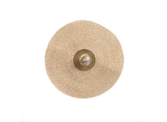 The Let's Groove Wall Lamp - Natural Brass - M